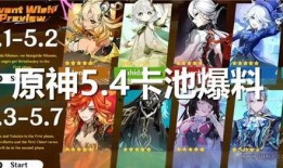 原神4.3卡池最新爆料,新角色与限定武器齐聚，惊喜连连！